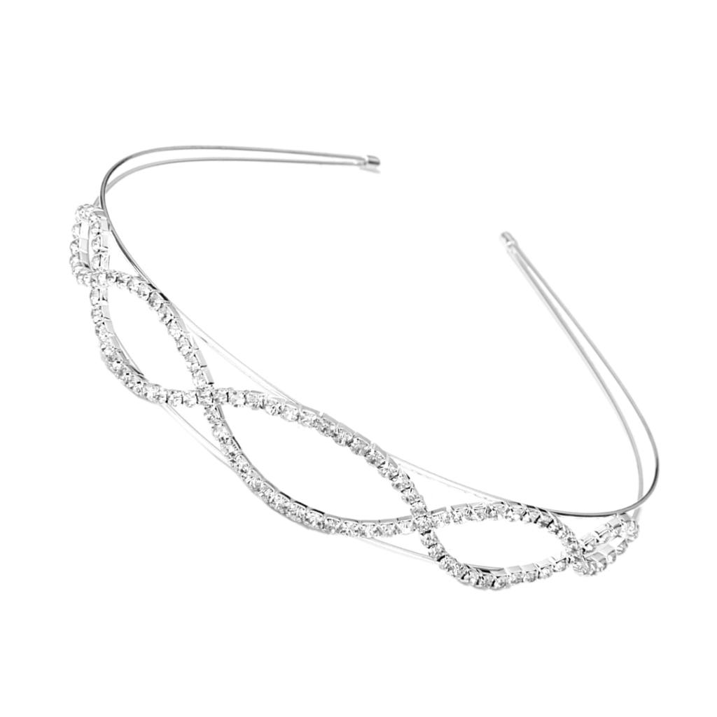 Wedding Bridal Bridesmaid Crystal Rhinestone Headband Tiara