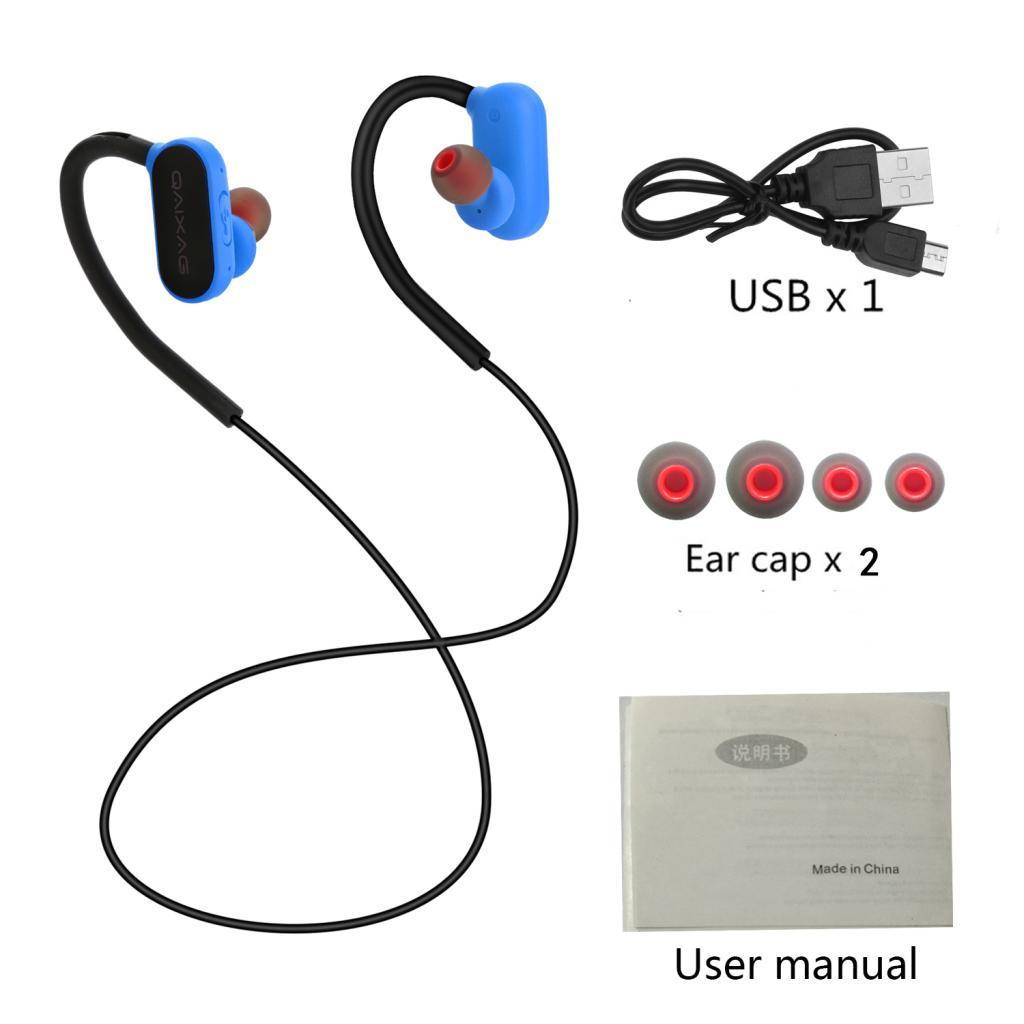 AX-10 Wireless Bluetooth Sports Headset Stereo Ear-Hanging Headphones