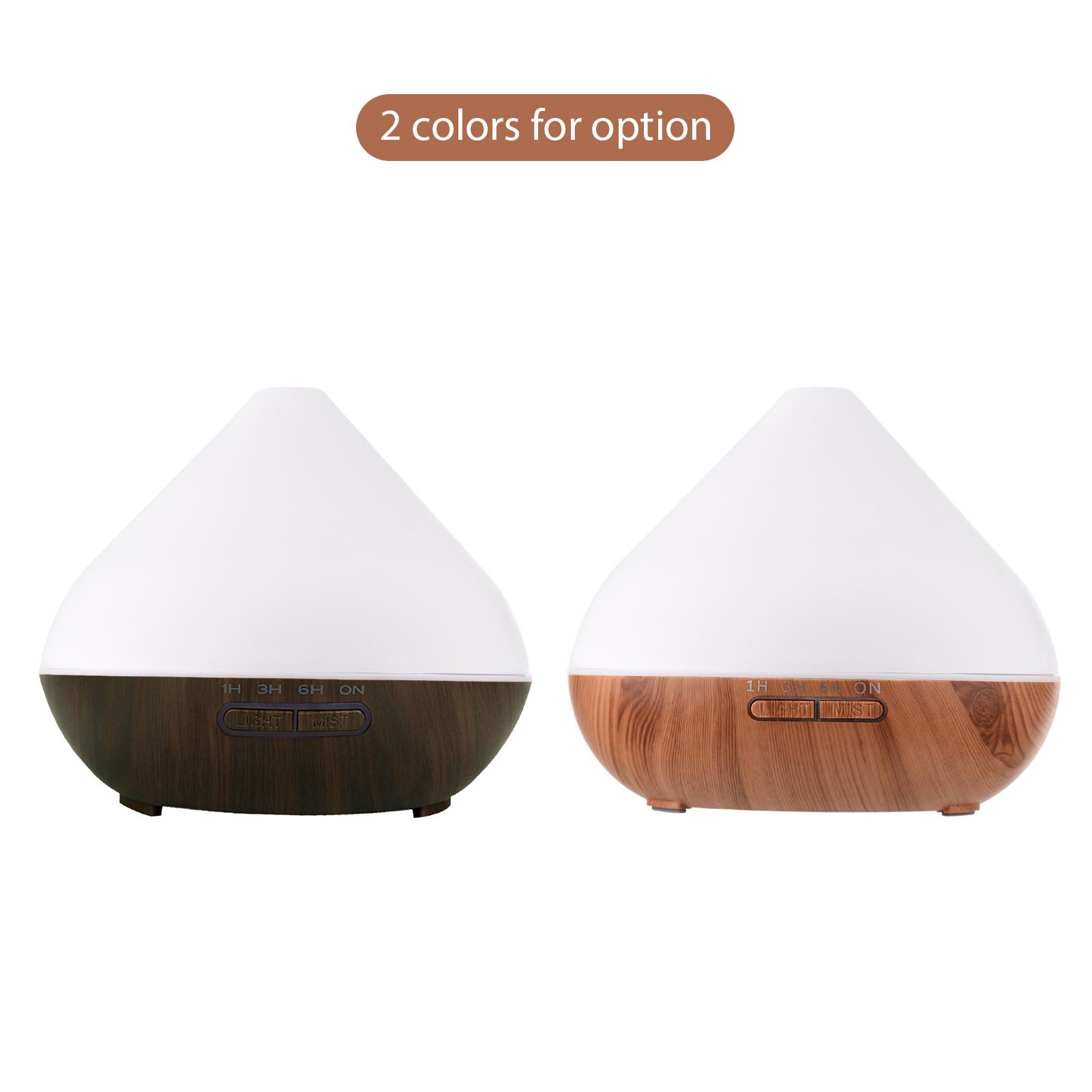 Máy Khuếch Tán Tinh Dầu Dung Tích 500Ml Có Đèn Nhiều Màu Sắc