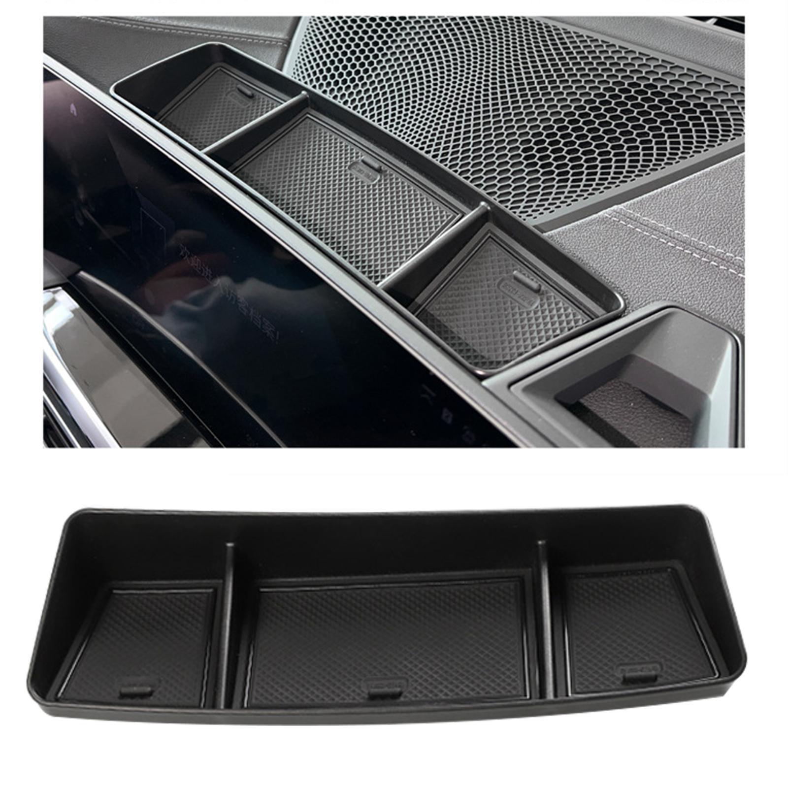 Center Console Storage Box under Screen Organizer Tray for