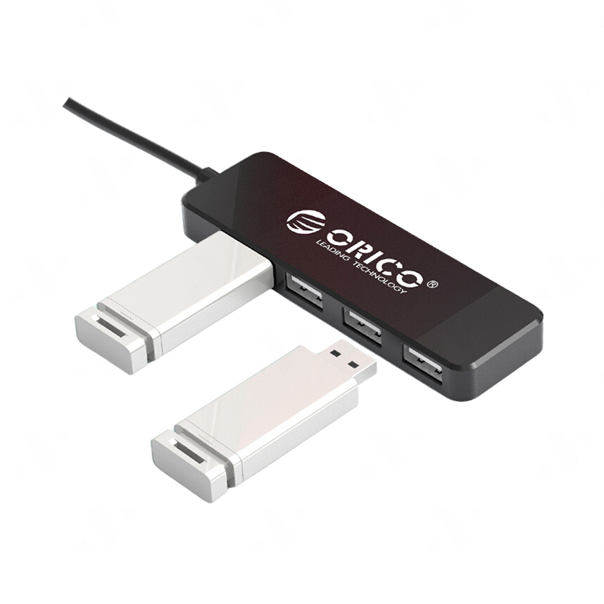 Bộ chia / Hub 4 cổng USB 2.0 Orico FL01 - Hàng Chính Hãng