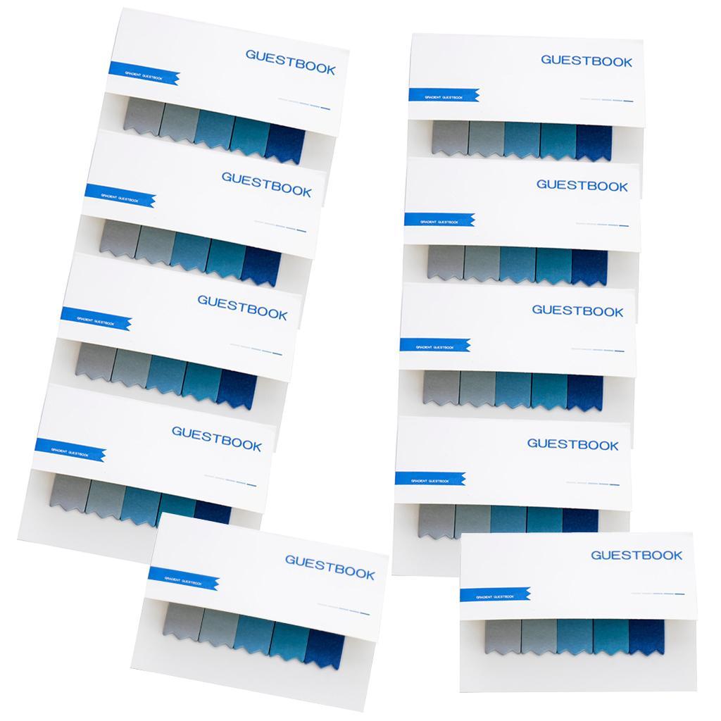 Tag Divider Sticky Notes, 2X Sticking Power, 4.7 in x 3.3 in, 10 Pads, 100 Sheets/Pad, Cabinet Pack