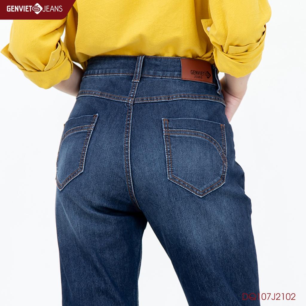 Quần Dài Jeans Nữ GENVIET DQ107J2102