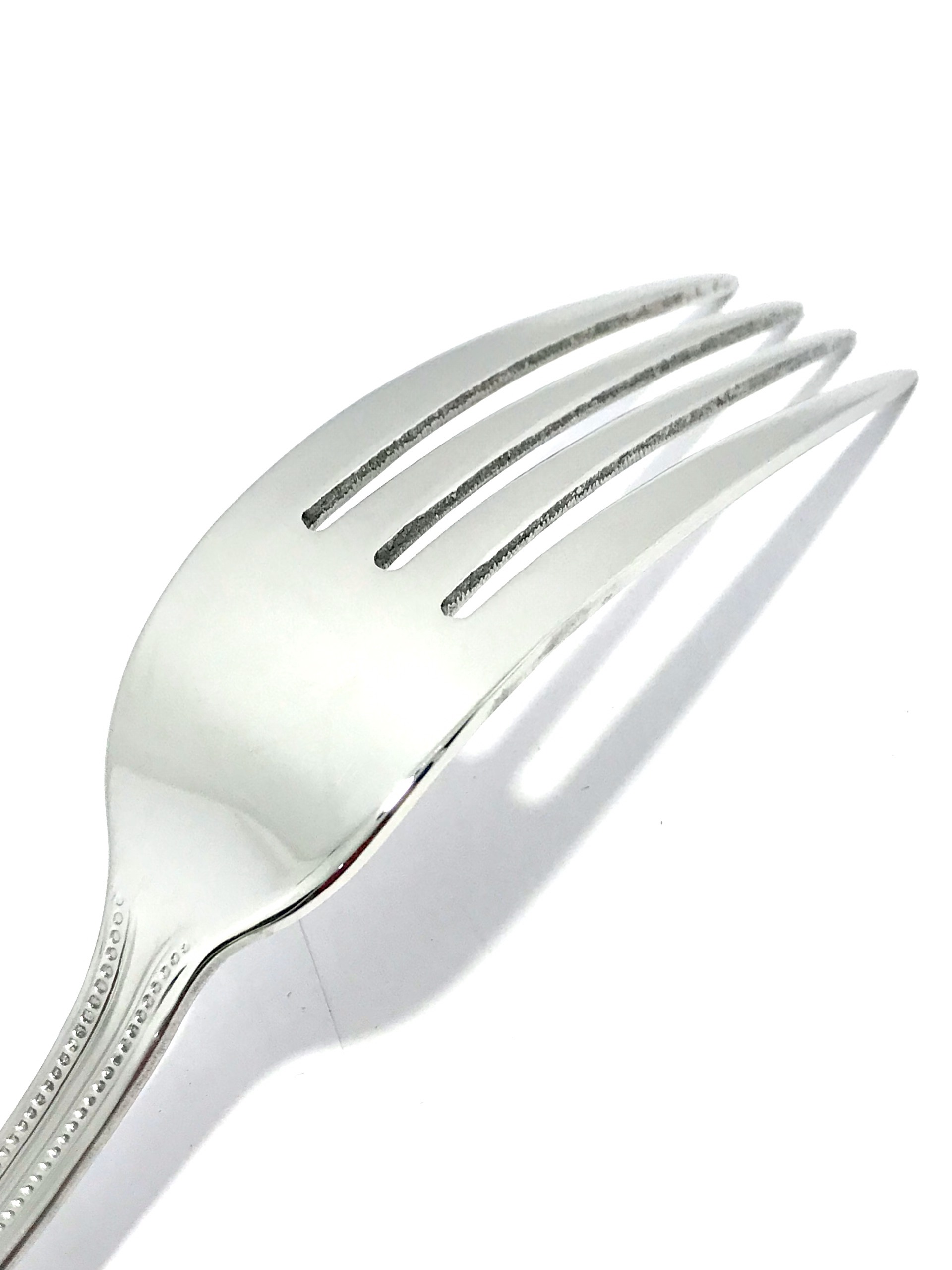 Bộ dao muỗng nĩa inox cao cấp thiết kế viền chấm bi 5 cái