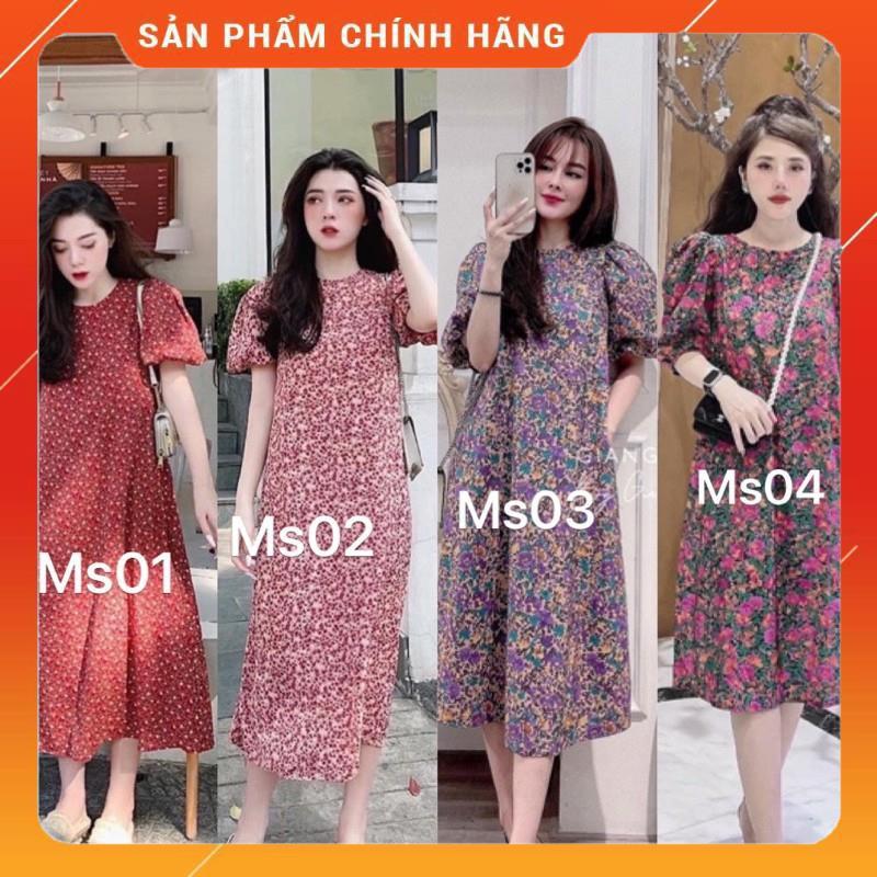 Váy bầu thiết kế siêu sangmặc đi làm đi chơi đều đượcchất lụa chéo nhập khẩu siêu đẹpfree size 43~68kg
