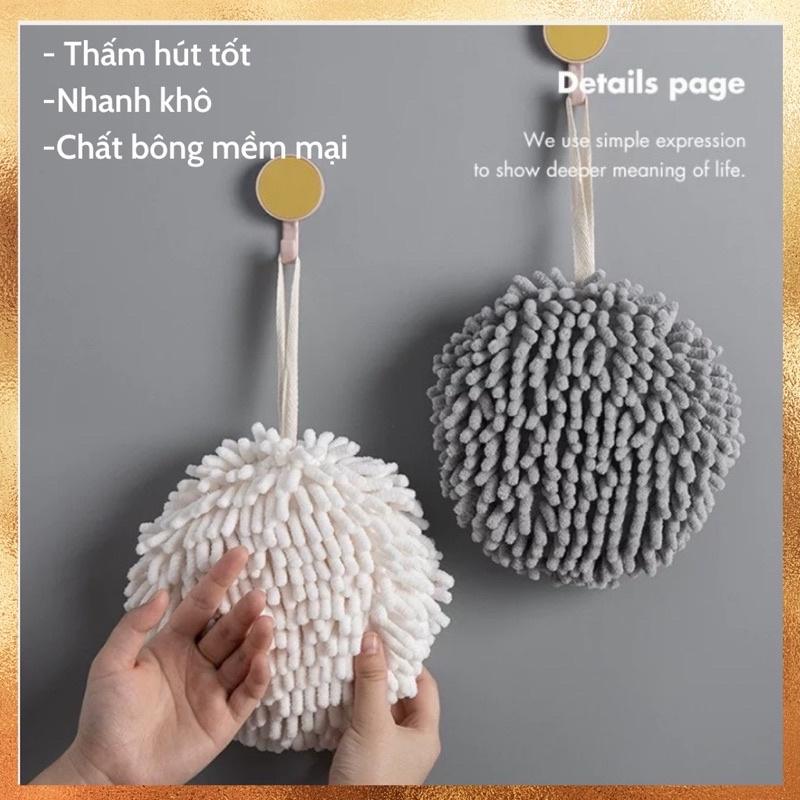Khăn lau tay nhà bếp bông lau tay thấm hút nước nhanh khô tiện lợi