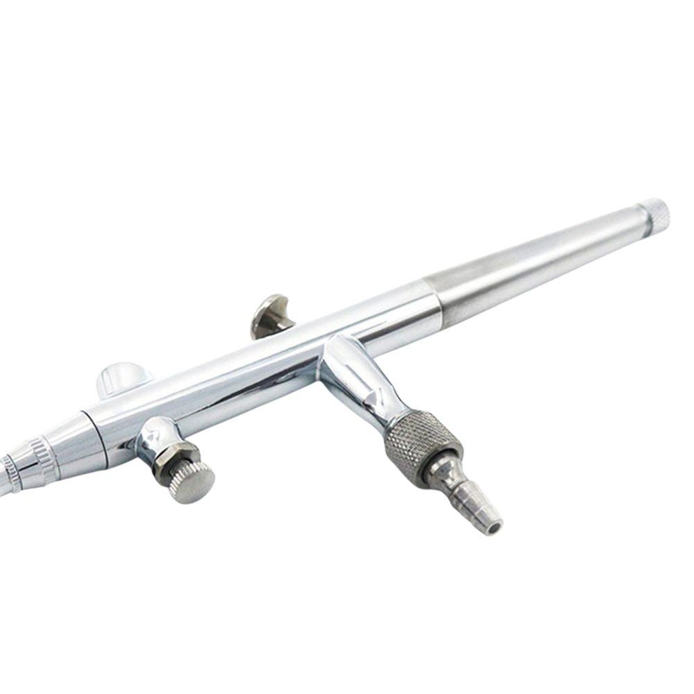 Bộ vòi phun kim 0,3mm/0,5mm/0,8mm Bộ cọ khí tác động kép Bộ súng phun với cốc chất lỏng 2cc/5cc/13cc cho người mẫu tô màu Tranh xăm Trang trí bánh Trang trí làm đẹp móng tay