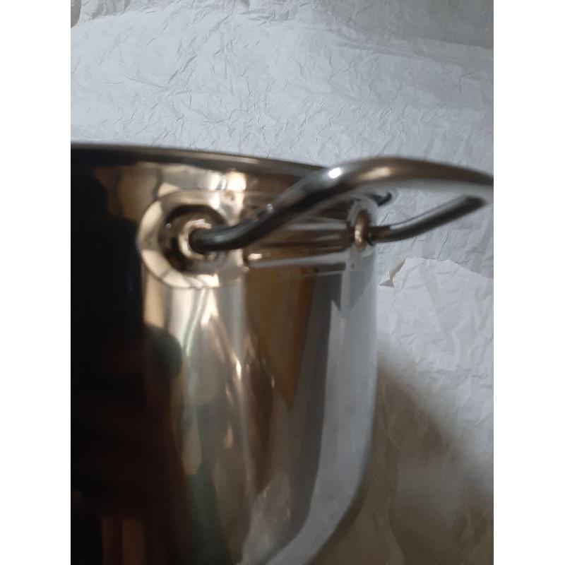 Nồi inox luộc gà 3 đáy,đáy từ,nồi inox 3 đáy, size 28 ,30,32 Viêt Cook có nắp kính và nắp inox (Chính Hãng Hàng VN)