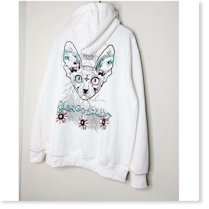 ÁO KHOẮC NỮ VÃI NỈ FORM RỘNG IN HÌNH HỌA TIẾT XINH LANA FASHION
