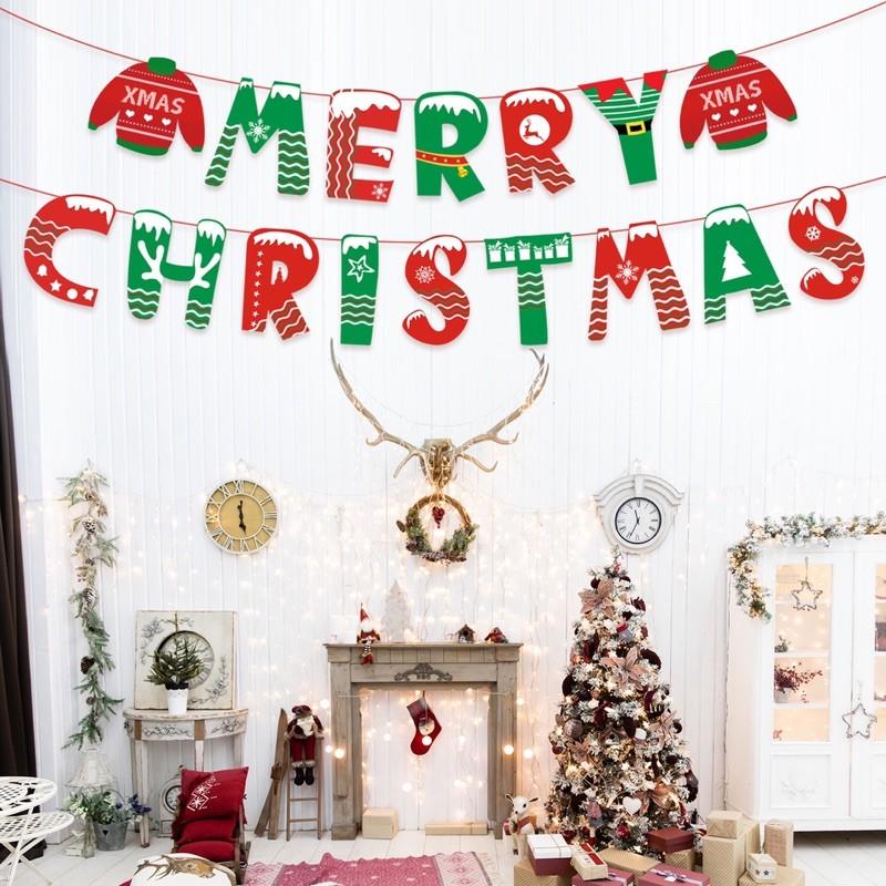 Dây treo trang trí giáng sinh Merry Christmas