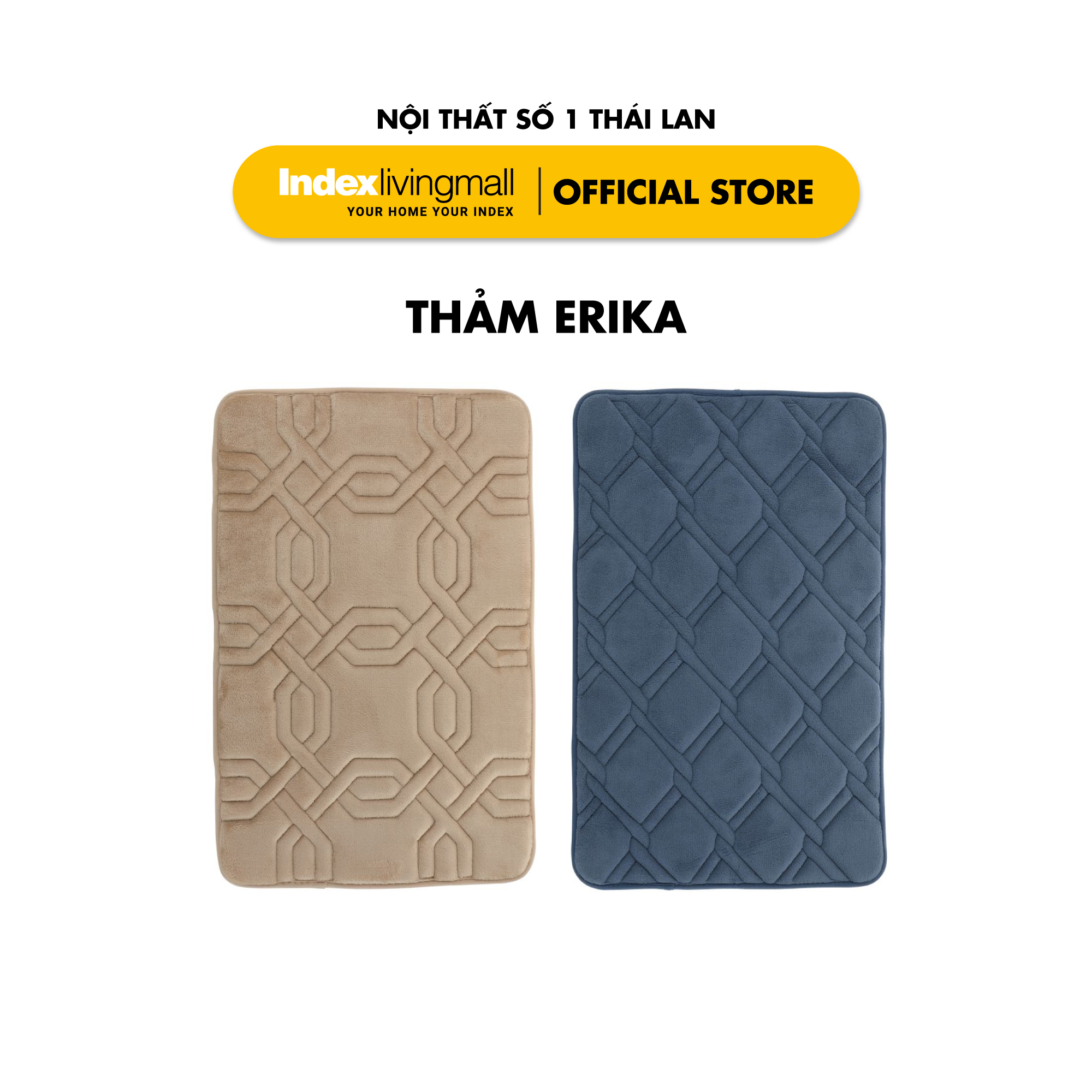 Thảm nhà tắm ERIKA Index Living Mall | Nhập khẩu Thái Lan