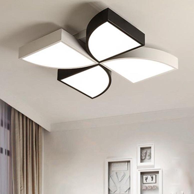 Đèn trần - đèn ốp trần - đèn LED chiếu sáng mâm 4 cánh 4 màu MY COLOR thời thượng thích mắt nhất kèm chỉ đạo không chạm