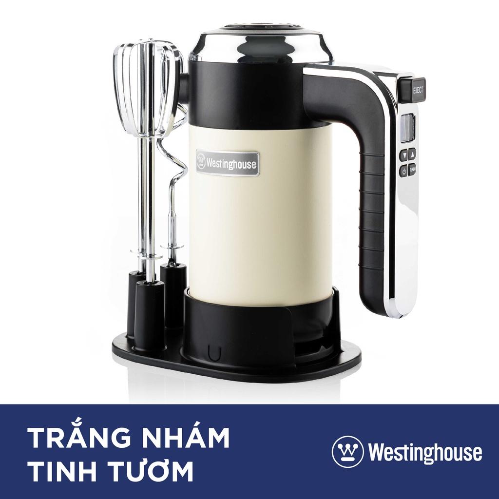 Máy Đánh Trứng, Trộn Bột Cầm Tay Westinghouse, Máy Tạo Bọt Cafe, Công Suất 350W, 6 Tốc Độ, Màn Hình Led, Nhập Mỹ