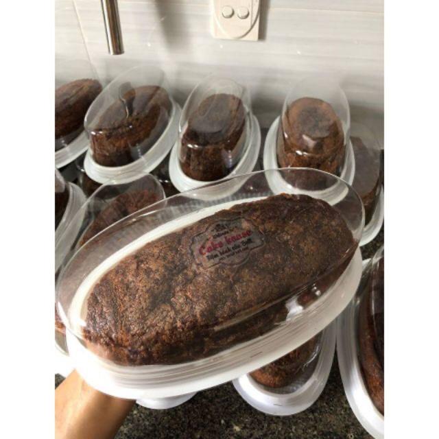 50 Hộp oval đế trắng H12 đựng bánh mì hoa cúc - Hộp oval đựng bánh gato flan