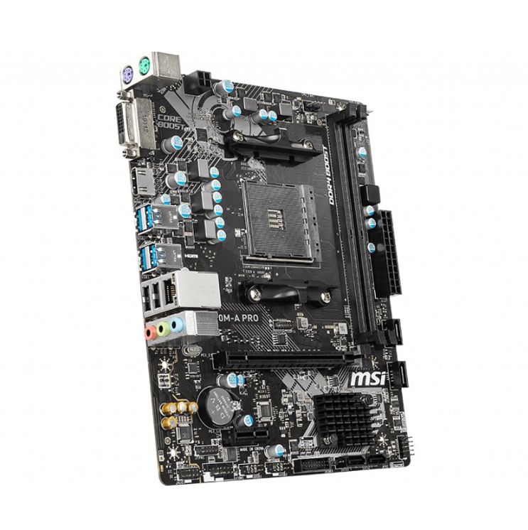 Mainboard MSI A320M-A PRO (AMD A320, Socket AM4, M-ATX, 2 khe RAM DDR4) - Hàng Chính Hãng