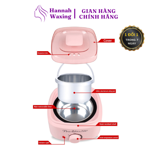 Pro 200 - Nồi Nấu Sáp Wax Lông cao cấp, siêu bền dễ dàng sử dụng tại nhà & spa