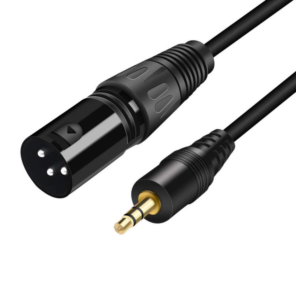 Audio 3.5mm Male to XLR Stereo Cable Headphone Jack Audio Adapter Cable