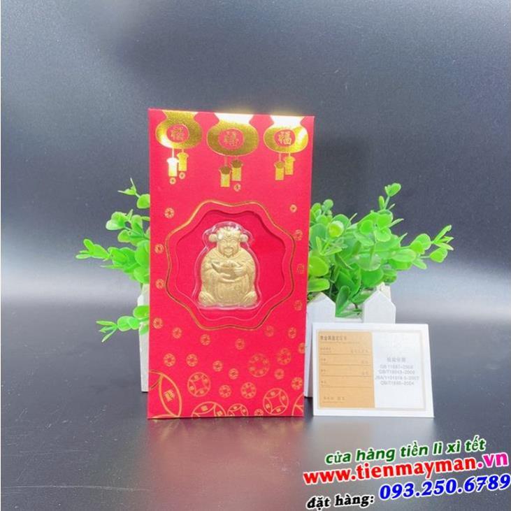 Bao lì xì vàng thần tài Đài Loan, quà tặng người thân bạn bè