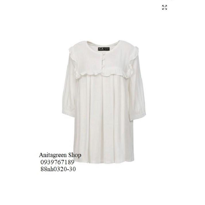 88nh0320-ÁO KIỂU TAY LỠ VIỀN BÈO s-6xl