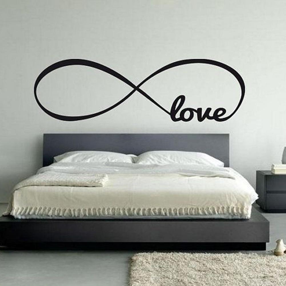 Decal dán tường tình yêu love vô cực