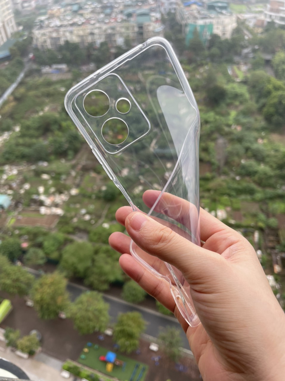 Ốp lưng silicon cho Xiaomi Redmi Note 12 Pro 5G dẻo Gor Bảo vệ camera trong suốt Hàng nhập khẩu