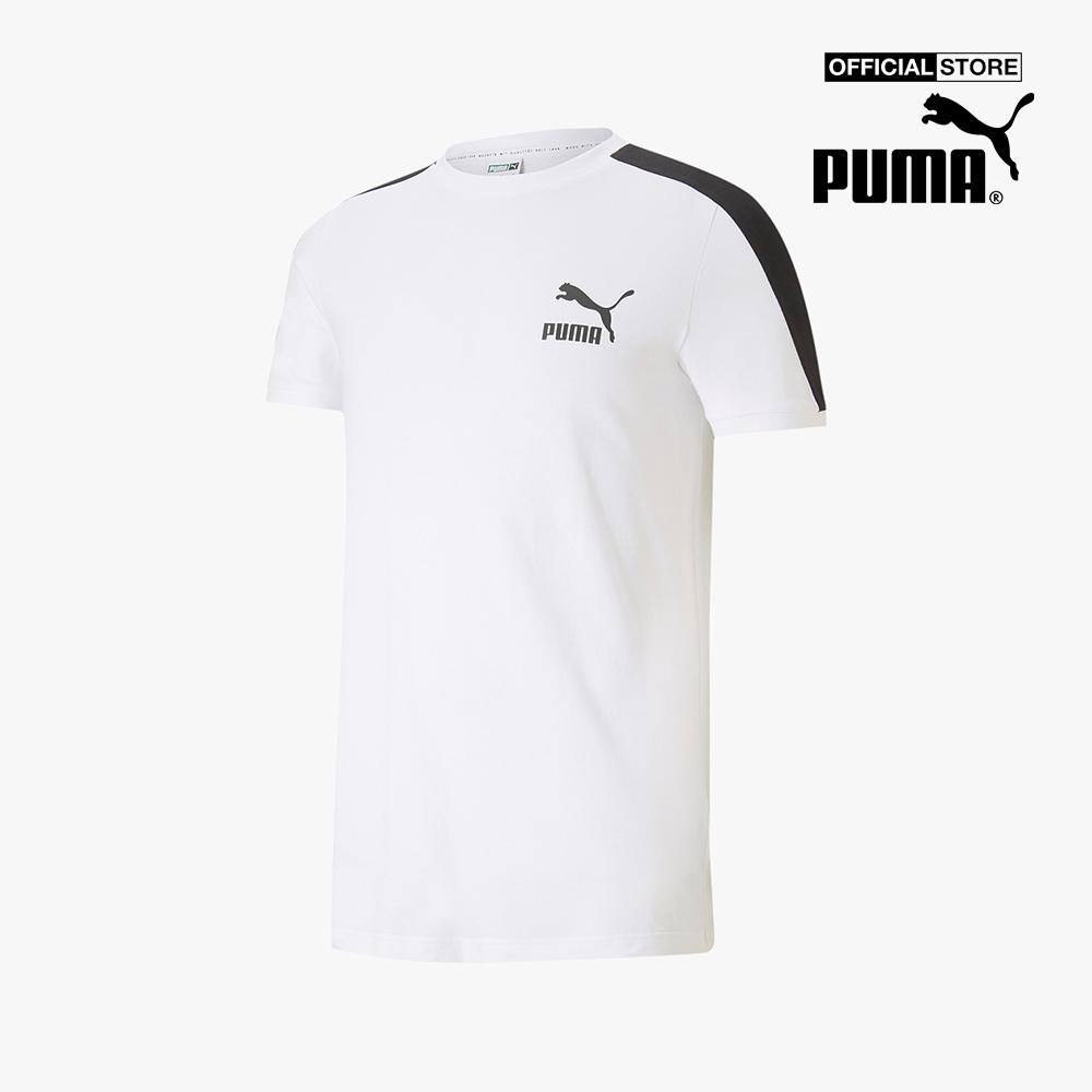 PUMA - Áo thun thể thao nam cổ tròn ngắn tay Iconic T7 Train 599869