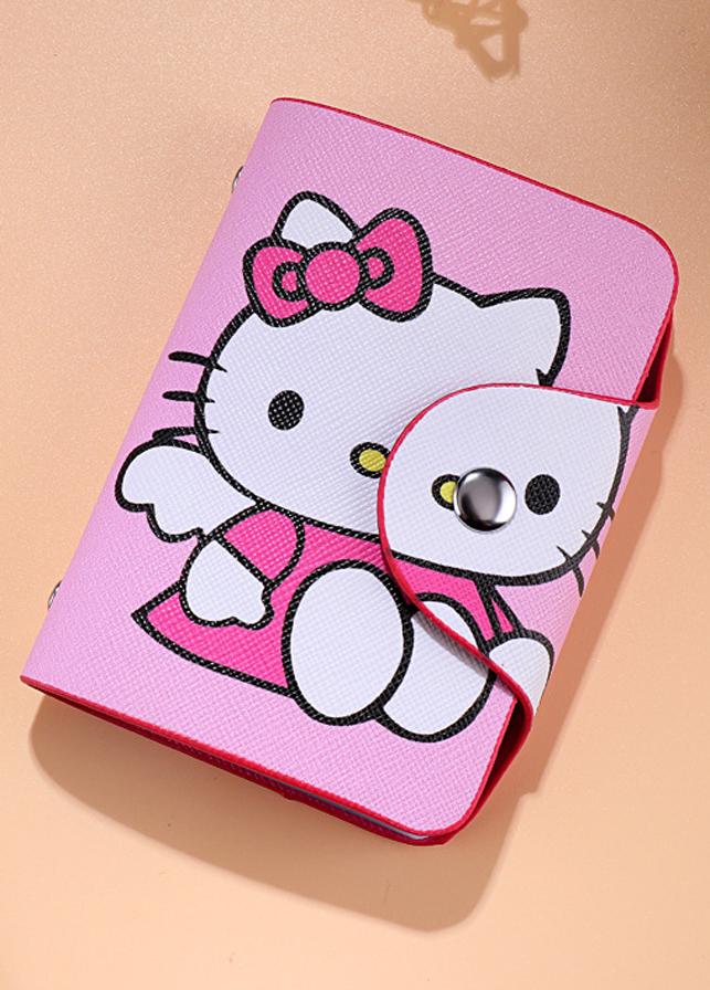 Ví bóp mini nữ Kitty cầm tay chứa 26 thẻ Atm, Visa, Card