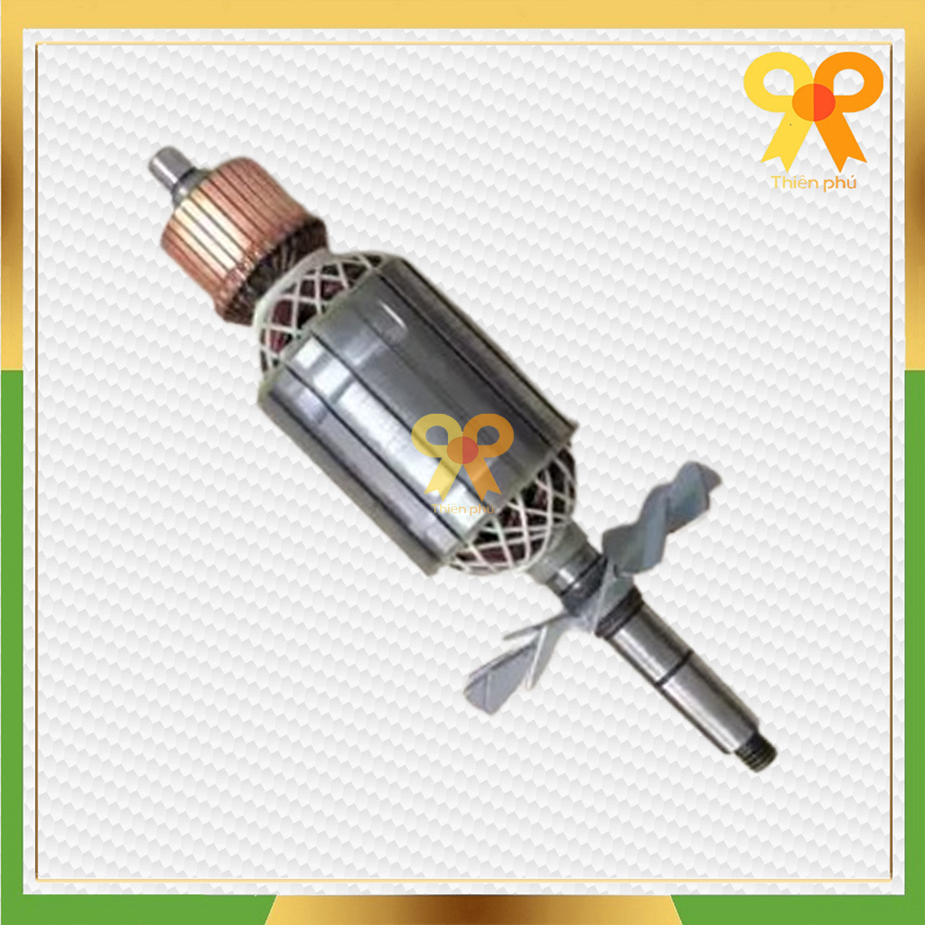 Rotor máy cắt sắt dây curoa - dây đai thân 57mm dài 222mm