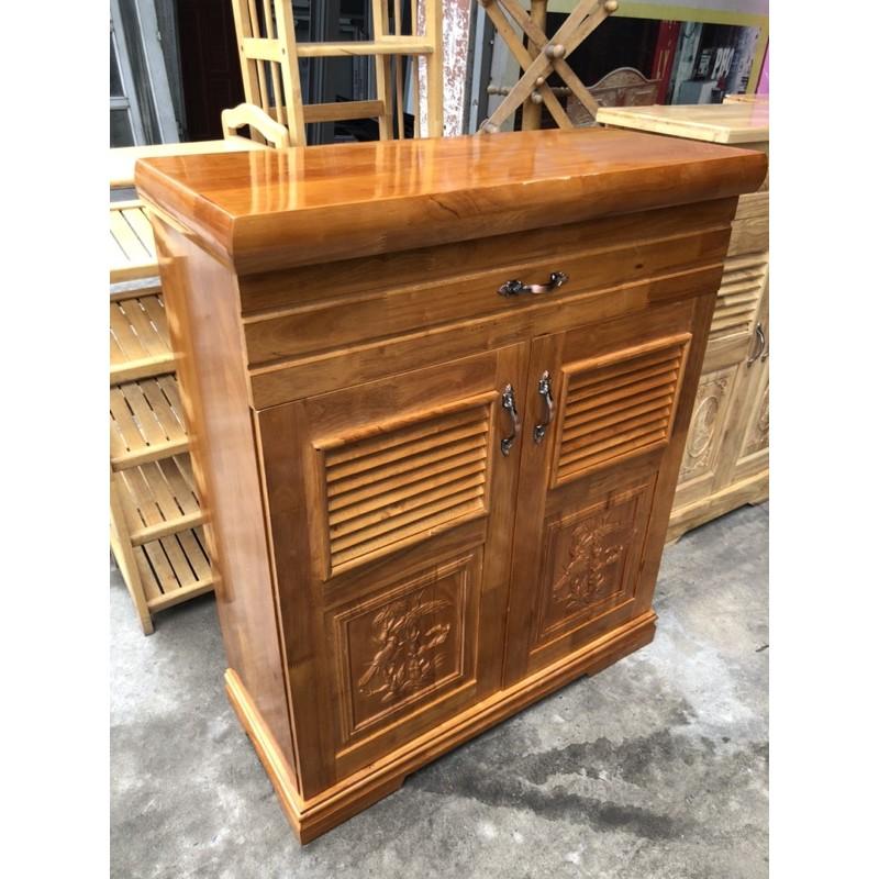 Tủ Giày Gỗ Cao Su Ghép