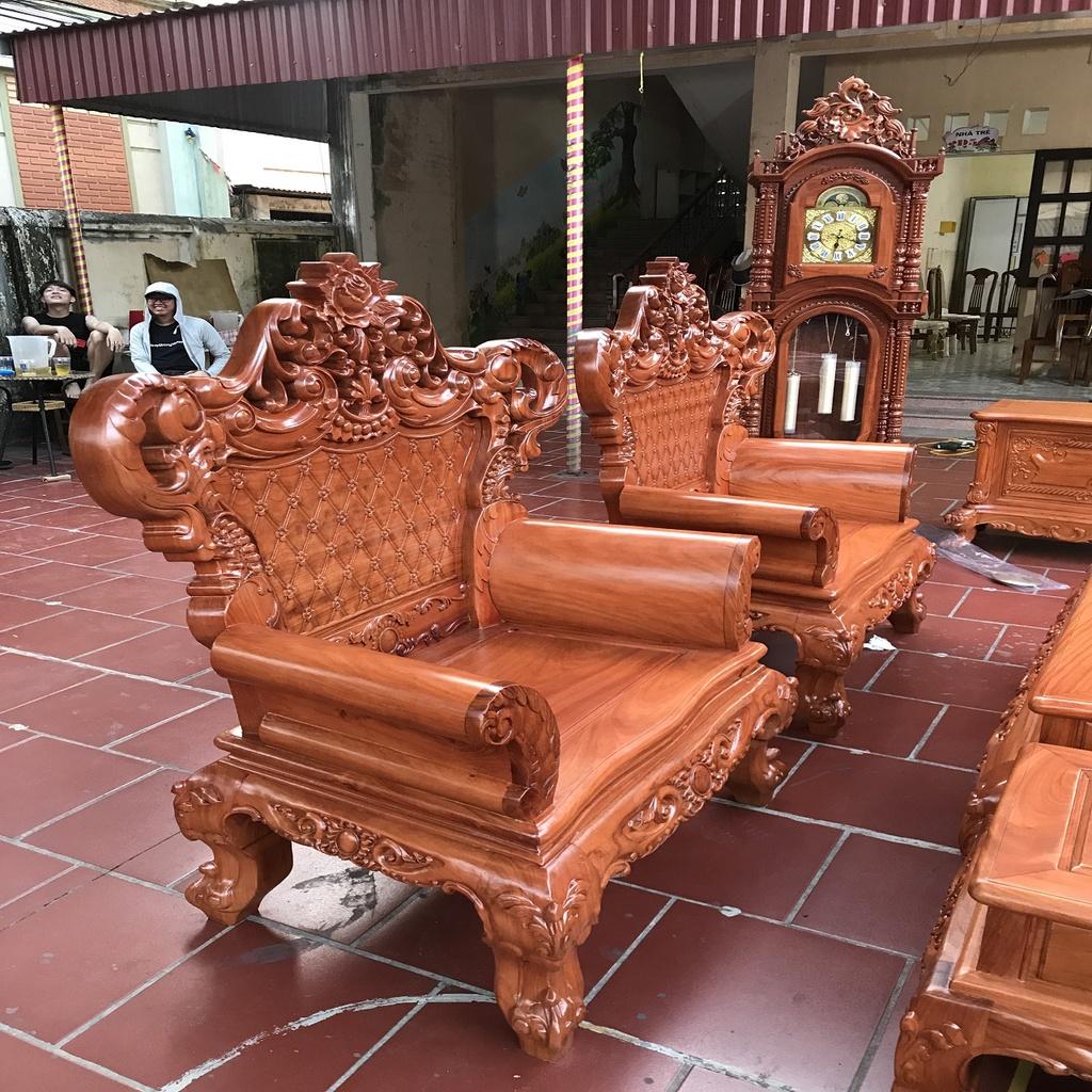Bộ Bàn Ghế Hoàng Gia Gỗ Gõ Đỏ