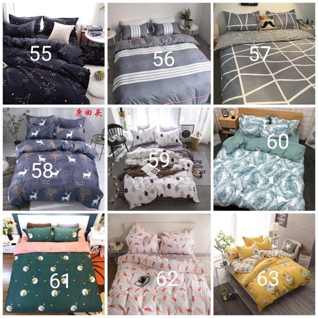 Bộ chăn ga gối poly cotton hàng nhập