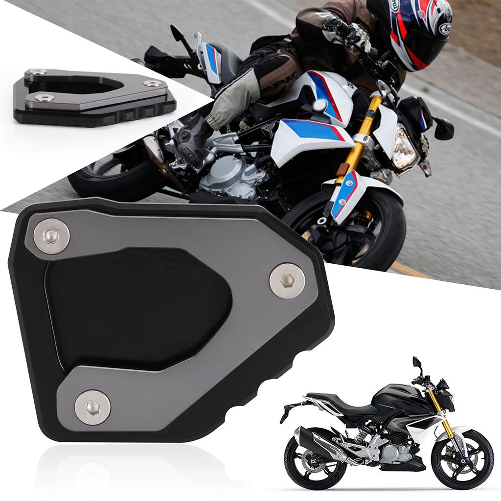 Motorcycle Kickstand Foot Side Stand Extension Pad Support Fits for BMW G310GS 2017 2018