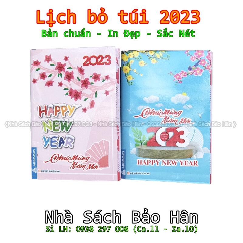 Lịch cầm tay, lịch bỏ túi 2023 tiện lợi ghi chú nhắc nhở (KT: 7x10cm) - GIAO NGẪU NHIÊN MẪU ẢNH