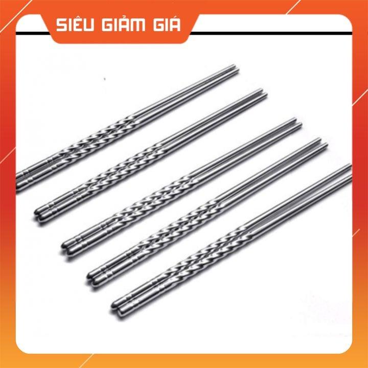 Đũa inox 5 đôi / 1 vỉ