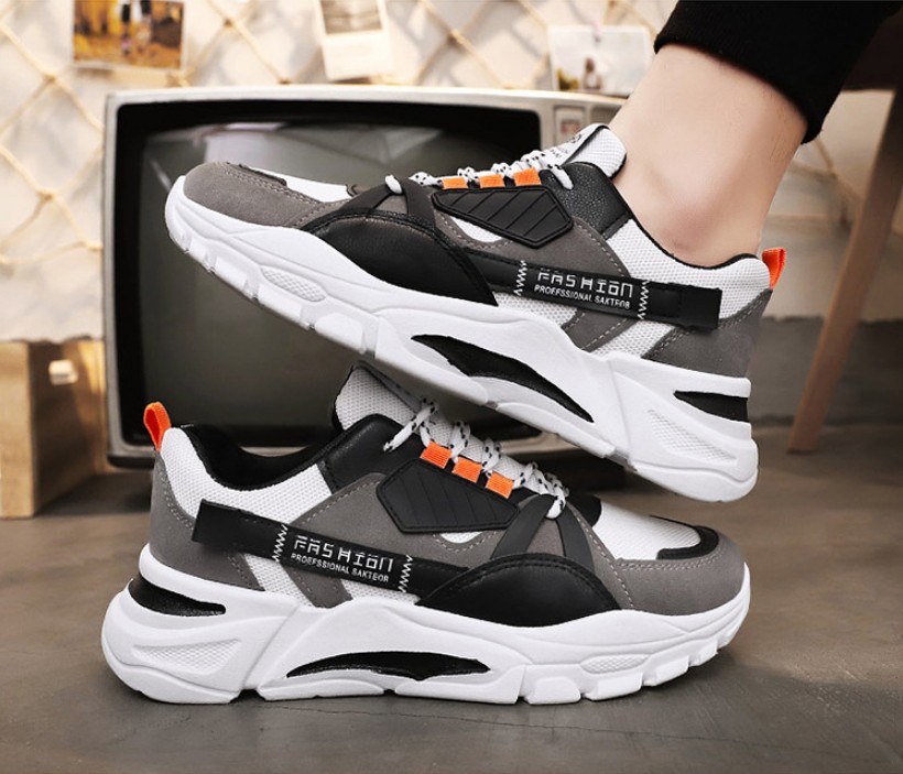 Giày nam tăng chiều cao - giày sneaker nam phong cách Hàn Quốc, chất đẹp, dễ phối đồ QA - 344