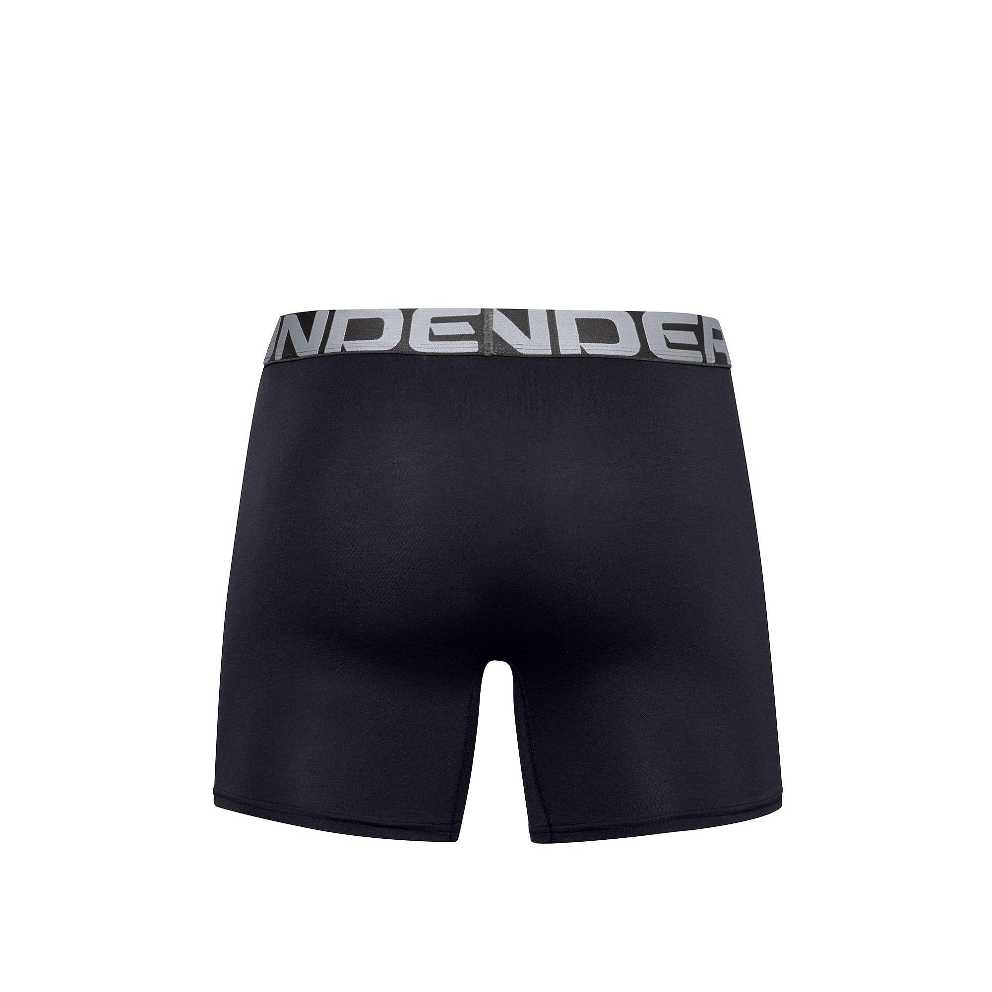 Quần lót nam Under Armour Charged Cotton 6&quot; Boxerjock 3 Pack - 1363617