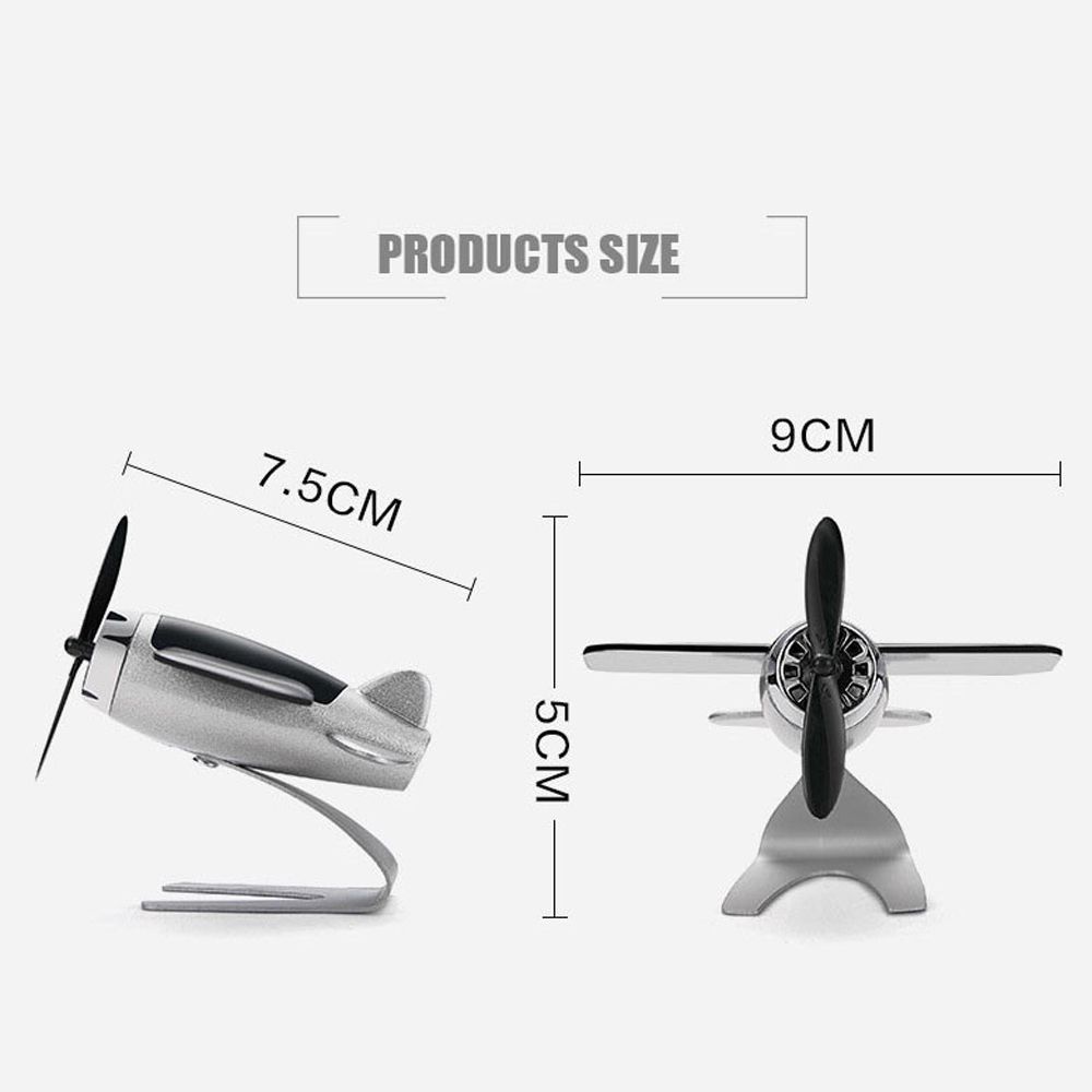 Máy bay trang trí xe hơi khuếch tán sáp thơm năng lượng mặt trời lắp các xe cực đẹp mẫu mới , đồ chơi xe hơi