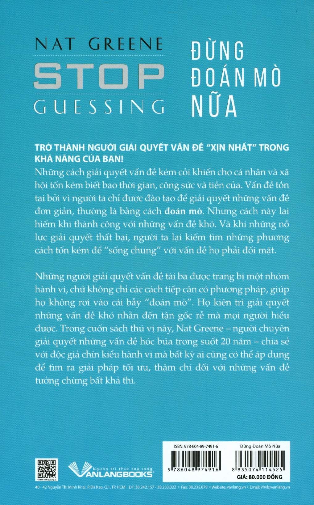 Đừng Đoán Mò Nữa - Nat Greene - Vanlangbooks