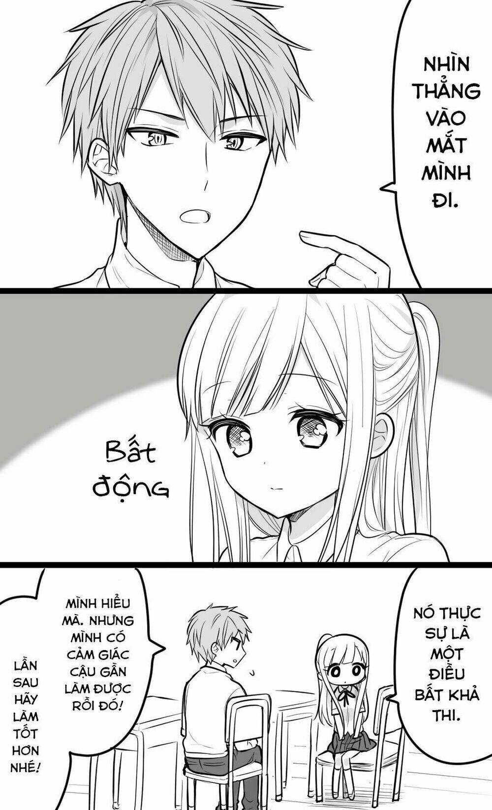 mình không nhìn vào mắt cậu được! chapter 1 2