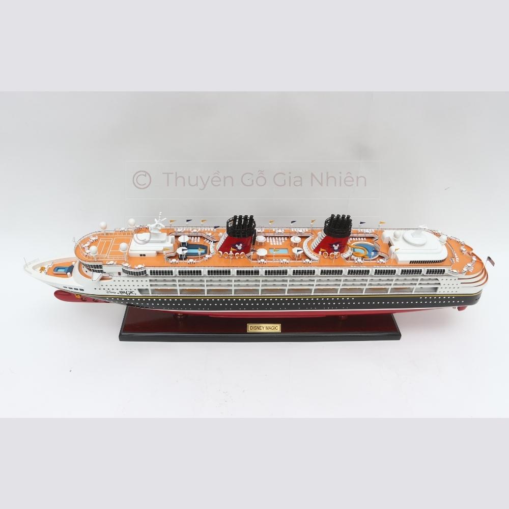 Mô Hình Thuyền Gỗ Phong Thủy Dạng Thuyền Du Lịch 'DISNEY' MAGIC Chính Hãng Hàng Xuất Khẩu Chất Lượng Cao