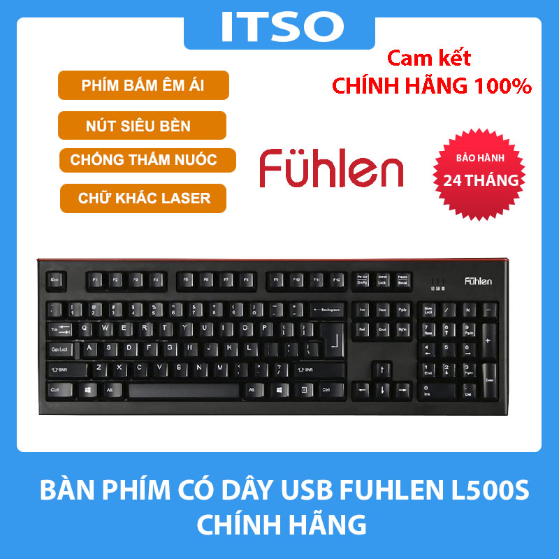 Bàn phím có dây Fuhlen L500S - Hàng chính hãng