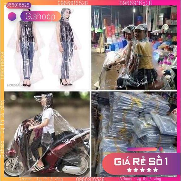 Áo mưa cánh dơi trong suốt loại xịn