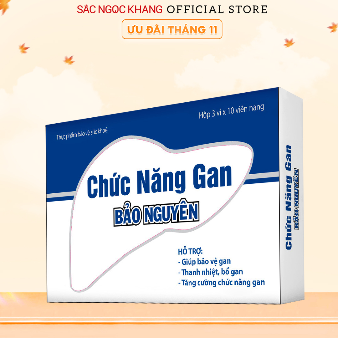 Thực phẩm bảo vệ sức khỏe Viên uống Chức năng gan Bảo Nguyên