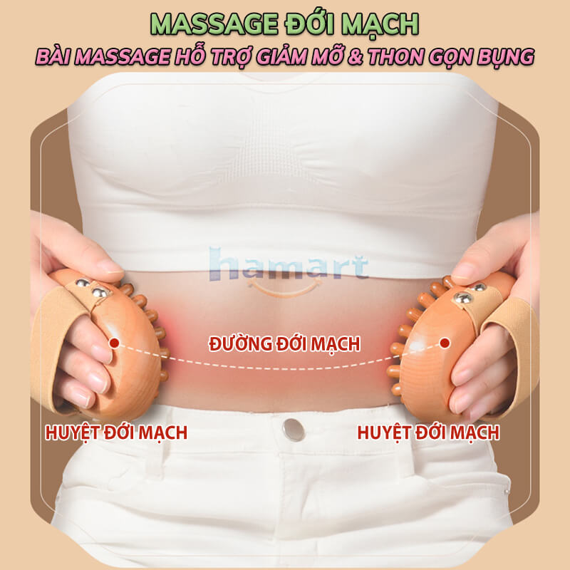 Bàn Chải Massage Thông Kinh Lạc Gỗ Sồi Matxa Body Cơ Thể Thon Gọn Bụng Cọ Thư Giãn Đầu Cổ Vai Gáy