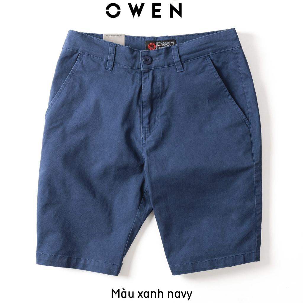 Combo ưu đãi quần short nam kaki Owen 7 màu chất liệu vải cotton cao cấp co giãn trẻ trung dáng slimfit năng động