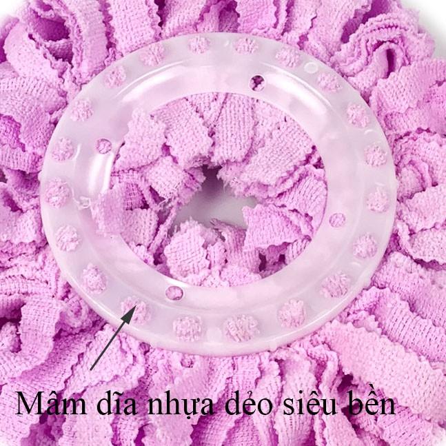 (BUU DINH) BÔNG VẢI TRÒN CAO CẤP, SỢI VẢI DÀY DẶN THẤM HÚT TỐT