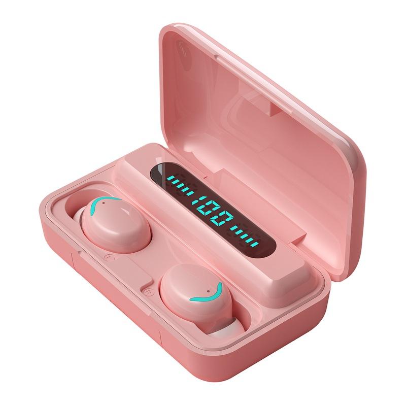 Bluetooth V5.0 9D Stereo Tai Nghe Không Dây Thể Thao Chống Thấm Nước Tai Nghe Mini Thật Tai Nghe Dành Cho Điện Thoại Di Động