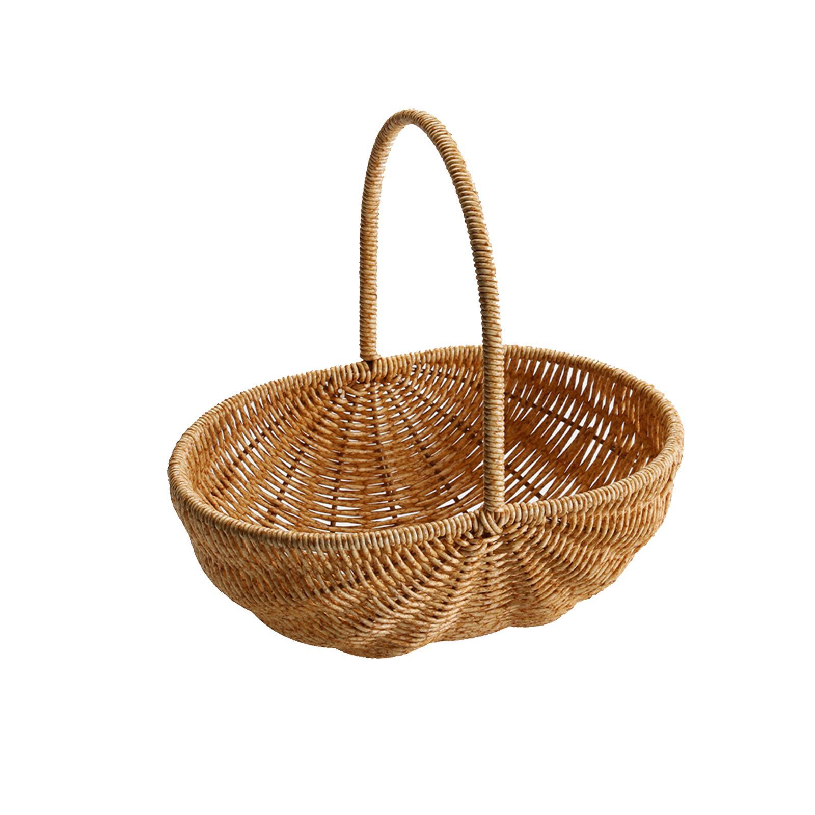 Flower Baskets Portable Storage Bin Eggs Candy Basket Large Storage Basket