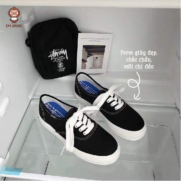 GIÀY BIDIBI SNEAKER - VẢI MỀM VIỀN CAO VINTAGE DỄ PHỐI ĐI CHƠI ĐI HỌC ĐẾ 2CM