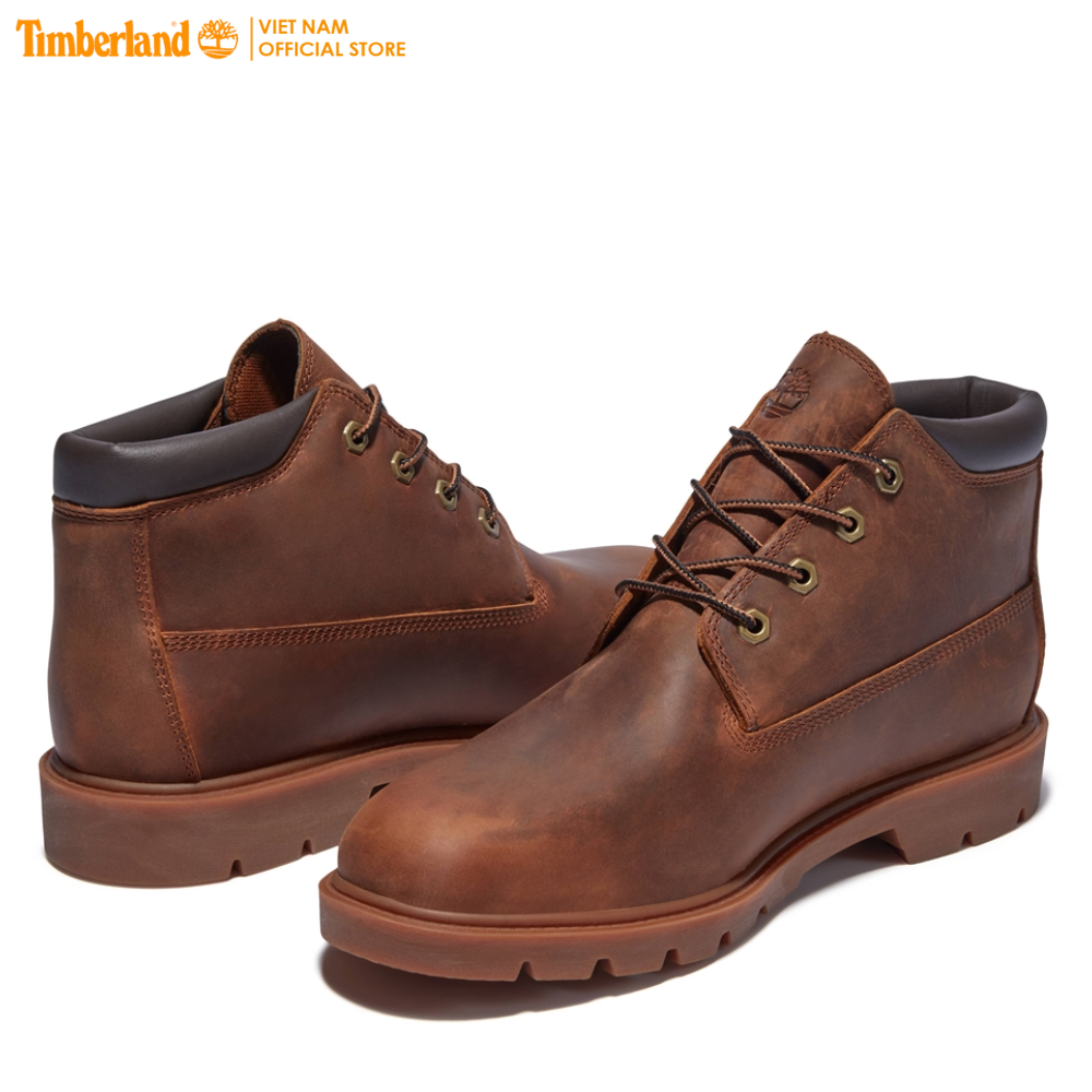 Timberland Giày Nam Boot Cổ Trung Basic Chukka WP w/ Suede Rust Nubuck TB0A2QSS5J